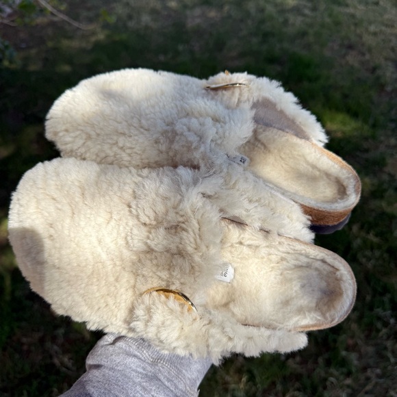 Birkenstock Boston Big Buckle Shearling - Teddy‎ Eggshell 39 EU, 8 US Women’s - Picture 5 of 12